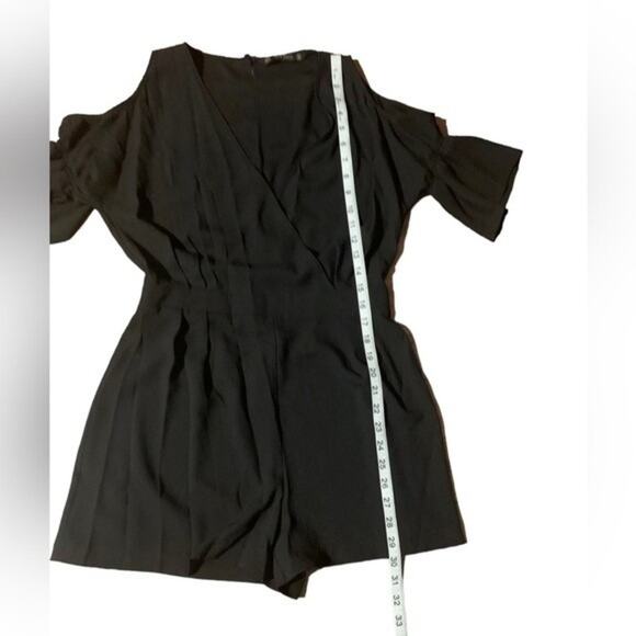 Zara Basic Romper Cold ShoulderBlack Size Small - Picture 10 of 10